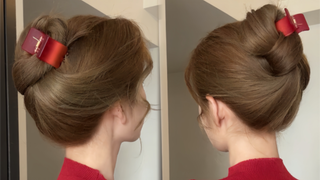 10秒快速出门丸子头（简单不掏洞）