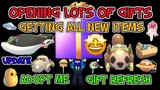 GIFT REFRESH UPDATE / ADOPT ME GIFT UPDATE - OPENING GIFTS AND GETTING ALL THE NEW ITEMS - HOVERCAR