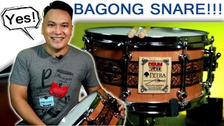 CUSTOM SNARE DRUM | Stave Drum | REVIEW and SOUND CHECK [Drum VLog]