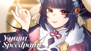 [Speedpaint] Yunjin from Genshin Impact