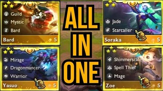 Tất cả những tướng 5 tiền 3* trong cùng 1 game đấu