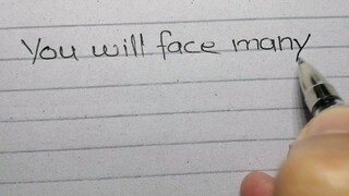 YOU WILL FACH MANY
