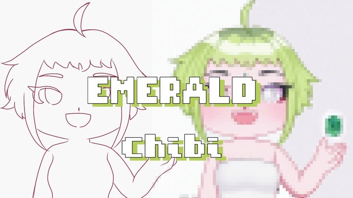 Speed paint chibi emerald💚