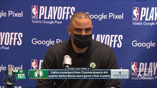 Giannis blew out my mind - Ime Udoka on Bucks def. 103-101 to take 2-1 lead East Semifinals