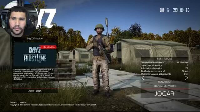 Sobrevivendo No DAYZ#3 #dayzgamers   Em Buscar do #lobosolitariodayz