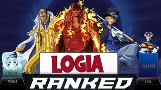 ALL LOGIA USERS RANKED - One Piece Power Levels