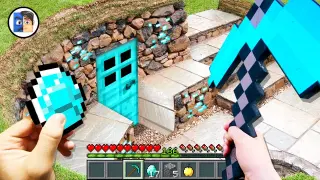 Minecraft in Real Life POV -  UNDERGROUND DIAMOND BASE Realistic Minecraft å‰µä¸–ç¥žç¬¬ä¸€äººç¨±çœŸäººç‰ˆ