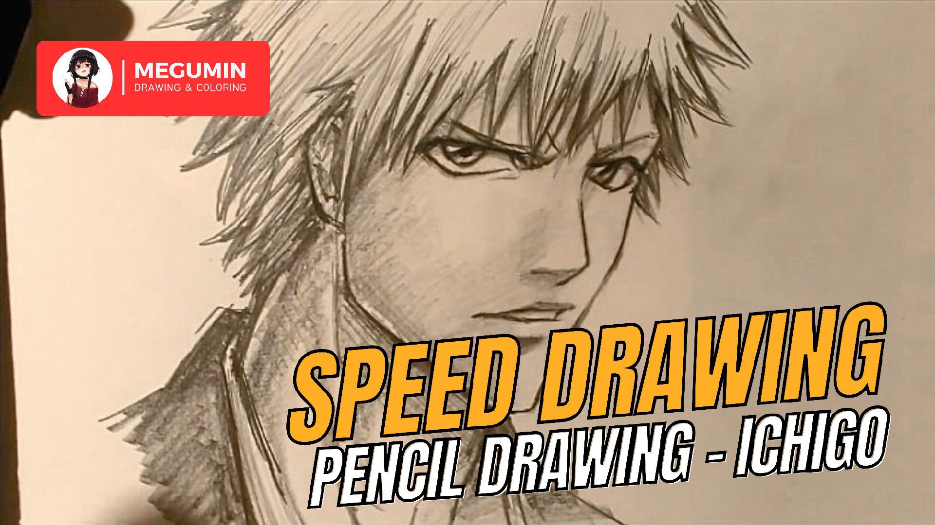 Speed Drawing Manga - Ichigo Kurosaki of Bleach 