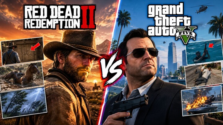 GTA 5 vs RDR2: What Does RDR2 Do Better?