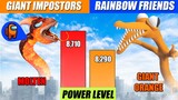 Giant Impostors and Rainbow Friends Power Comparison | SPORE