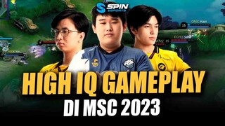 HIGH IQ PLAYS MSC 2023! ONIC Kiboy Chou Ga Ngotak! ONIC Butsss Joy! Evos TAZ Ling!
