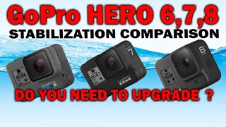 GoPro Hero 8 vs hero 7 black vs Hero 6 EXTREME STABILIZATION COMPARISON | VIDEO TEST | AJ PAKNERS