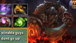 Earthshaker คัมแบ็กในตำนานพร้อม Feeding Carry Dota 2 ไฮไลท์อันดับอมตะ
