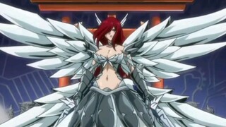 [Fairy Tail·Burning] Erza VS Ikaruga Burning Field, pertarungan pedang dan bayangan antara dua wanit