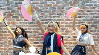 【PG】寄明月翻跳💚❤️💜第一次挑战扇子舞🪭
