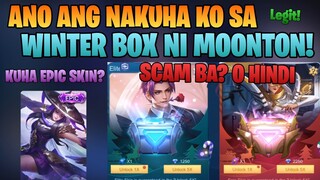 ANO ANG NAKUHA KO SA WINTER BOX EVENT | LUCKY OPENING | SCAM OR NOT