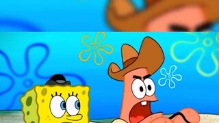 บรรพบุรุษของ Spongebob เป็นวีรบุรุษผู้ยิ่งใหญ่ และชาวบ้านได้สร้างรูปปั้นทองคำขึ้นมาเพื่อบูชาเขา