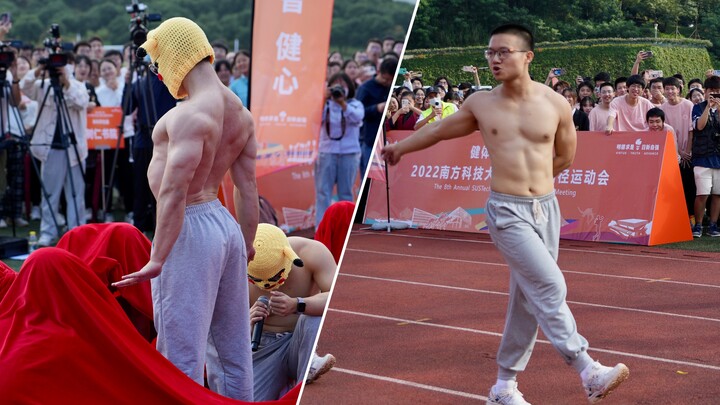 Khi UP hát "The Lone Warrior" và nhảy theo bài "Love You" tại cuộc thi thể thao của trường | Màn trì