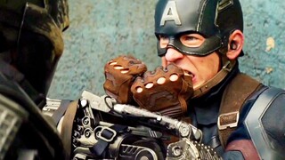 [Layar lebar kualitas gambar 4K] Captain America VS Crossbones, ini bukan level sama sekali!