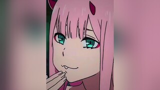 Zero Two Kawaii 💖🥵anime waifu animewallpaper zerotwo