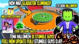 FULL UPDATE STUMBLE GUYS 0.41! MAP BARU GLADIATOR, SKIN HALLOWEEN, STUMBLE PASS BARU! - Stumble Guys