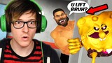 Giga chad wont leave us alone.. the dev of the spongebob horror game is back - Gym or Jail