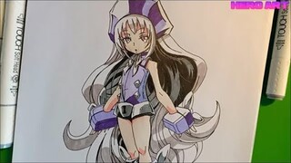 Vẽ MANGA-ANIME-cách vẽ Iron Maiden Jeanne-Shaman King