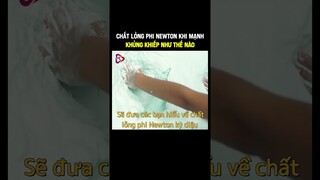 Chất lỏng phi Newton khi mạnh thì khủng khiếp như thế nào P1 #shorts