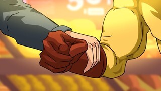 ماثيو الساحر الفيزيائي مقابل سايتاما من "الرجل ذو القبضة الحديدية" (فان فيكشن)