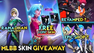 3 FREE EPIC SKIN EVENT | NEW RAMADHAN SKIN | REVAMP COLLECTOR ? - Mobile legends #whatsnext