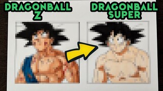 Drawing Goku in 2 Styles | Dragon Ball Super and Dragon Ball Z