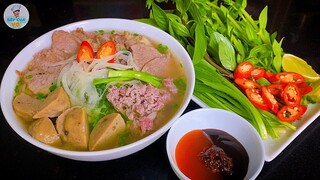 PHỞ ĐẶC BIỆT | CÁCH NẤU NƯỚC DÙNG TRONG, BÉO | Bếp Vủa Vợ