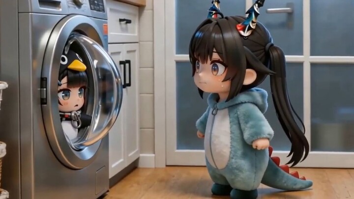 ลูกเพนกวินห้ามมุดเข้าไปในเครื่องซักผ้า【หน่วยกู๋กา ซีรีส์ตอนเดียว】