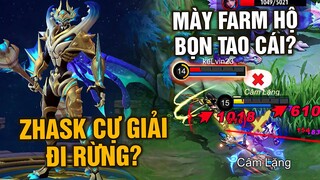 Tốp Mỡ | ZHASK ZODIAC Cự Giải ĐI RỪNG? Địch Kiểu: Mày Farm Hộ Bố Mày Cái 😭😭 | MLBB