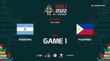 Argentina vs Philippines Game 1 IESF World Esports Championship 2022 | PHL vs ARG ESPORTSTV