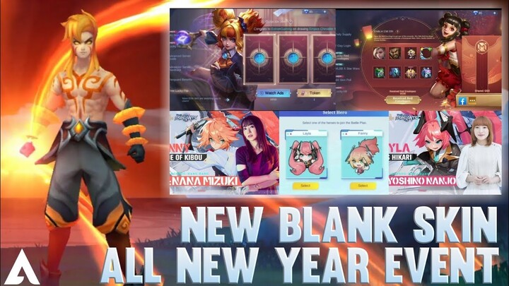 NEW BLANK SKIN | ZILONG NEW SKIN AGAIN | VALE COLLECTOR SKIN | DIGGIE EASTER SKIN | NEW YEAR EVENT