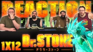 Dr. Stone 1x12 REACTION!! "Buddies Back to Back"