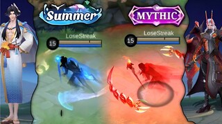 Faramis  MYTHIC Vs SUMMER ❗ Skin Effects Comparison