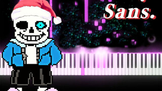 What happens when you combine Sans' song with "Jingle Bells"?