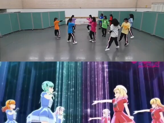 【لييلا!】 «Dazzling Game» صالة الرقص والنسخة الكرتونية