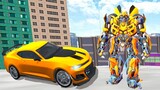 Bumblebee Car Transformers Robot Wars City Alien Attack 2 | Android iOS Gameplay