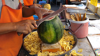 ทักษะการตัดผลไม้ไทย / ทักษะการตัดผลไม้ที่น่าทึ่ง - Thai Street Food