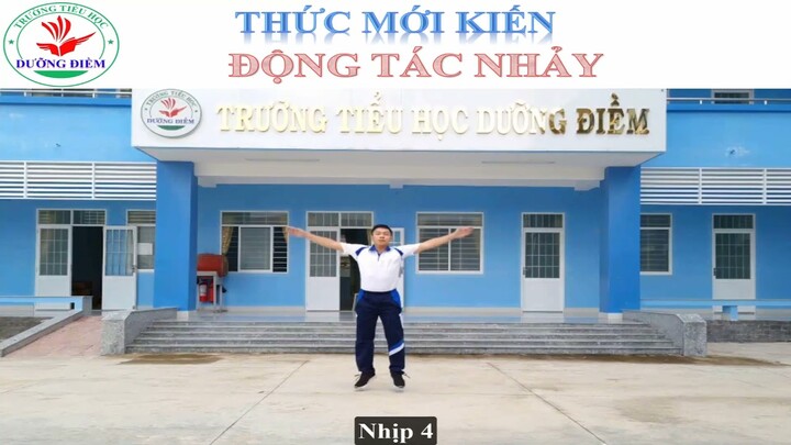 Động tác nhảy và động tác điều hoà, bài thể dục phát triển chung lớp 4