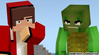 MIKEY KISS JJ 😱 | BUTT BATTLE MEME - Minecraft Animation