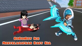 Baby Kia & BoBoiBoy Ice BoBoiBoy Terbaik | Ica Alwi Family Vlog | Drama Sakura School Simulator