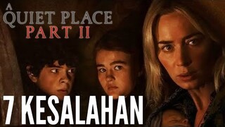 7 KESALAHAN A QUIET PLACE 2 (2021)