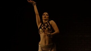 A live performance by "Waist Girl" Olga Meos really lives up to the title of Waist Girl!
