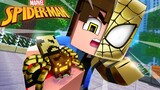 Minecraft : Homem Aranha GOLD - TREVOR é Picado por uma Aranha RADIOATIVA e GANHOU PODERES ! Ep 1 🕷️