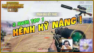 KÊNH KỸ NĂNG AKM x6 GIẢM THANH KHÔNG ZOOMOUT, 2 AWM GIÀNH TOP 1 PUBG LITE EASY CÙNG NAM ART =))