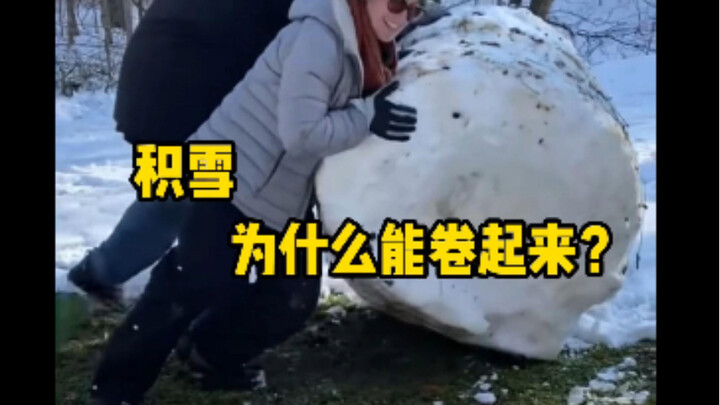 Salju yang menumpuk juga bisa digulung, lalu bagaimana caranya?